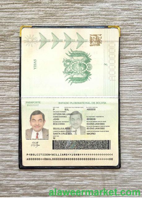 Bolivia passport photo look